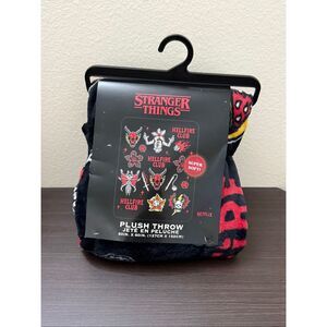 Stranger Things Hellfire Club Monsters Throw Blanket